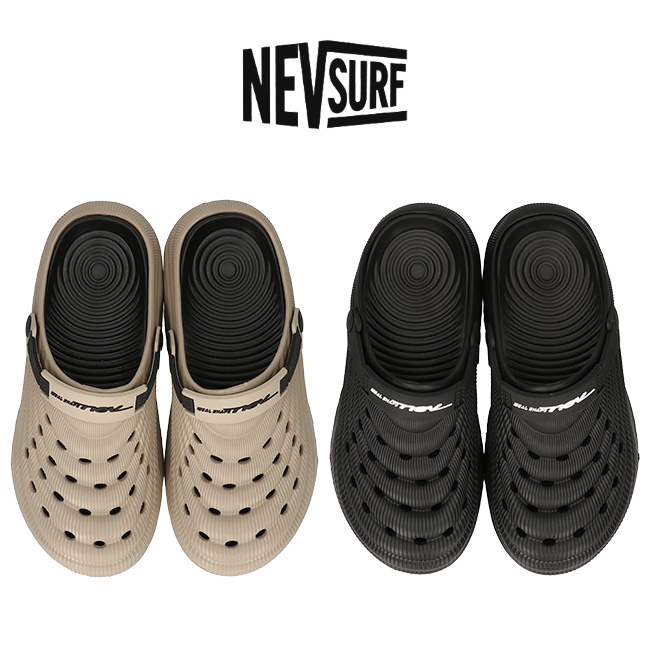 NEV SURF（ネブサーフ） サンダル メンズ サボサンダル 軽量 厚底 幅広