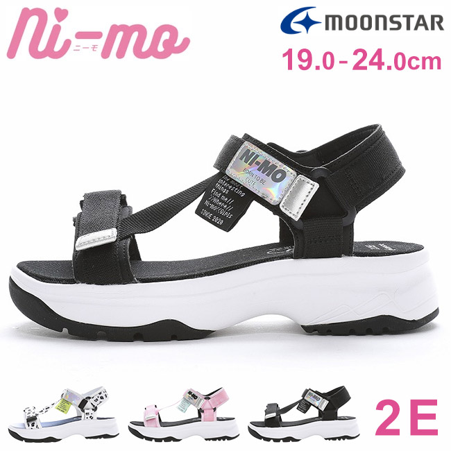 Ni-mo ムーンスター ニーモ サンダル キッズ 厚底 女の子 歩き