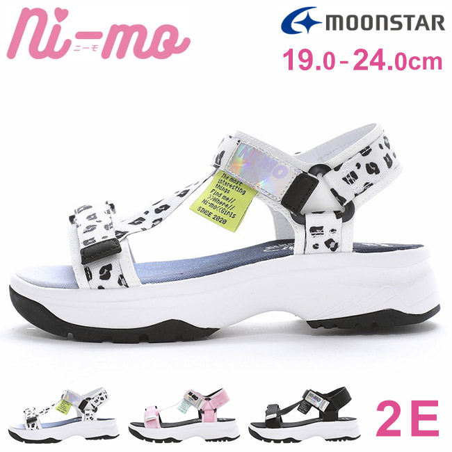 Ni-mo ムーンスター ニーモ サンダル キッズ 厚底 女の子 歩き