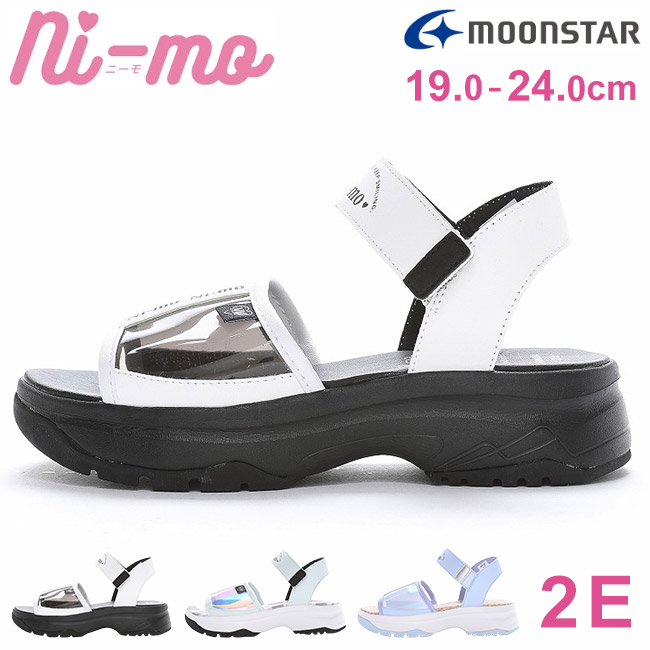 Ni-mo ムーンスター ニーモ サンダル キッズ 厚底 女の子 歩きやすい