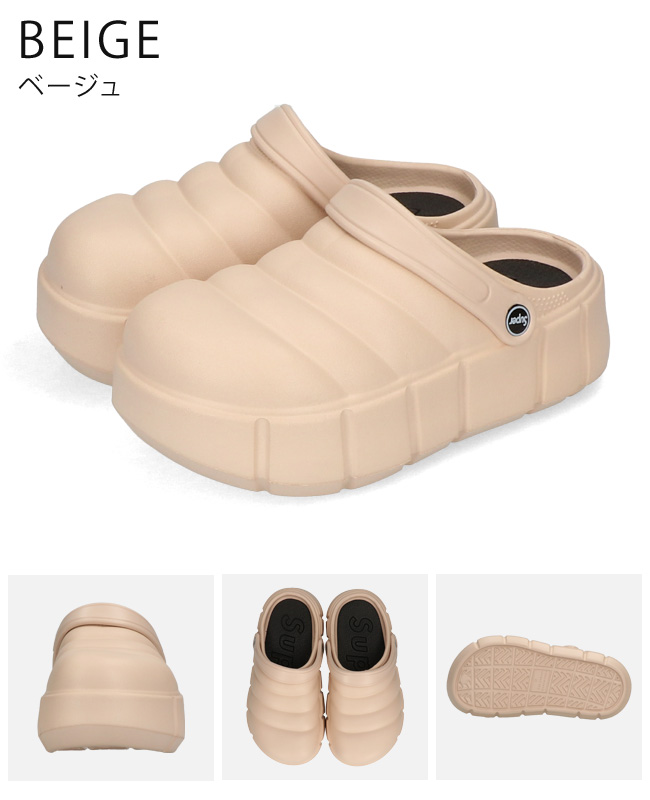 サボサンダル レディース 厚底 黒 おしゃれ かわいい クロッグサンダル