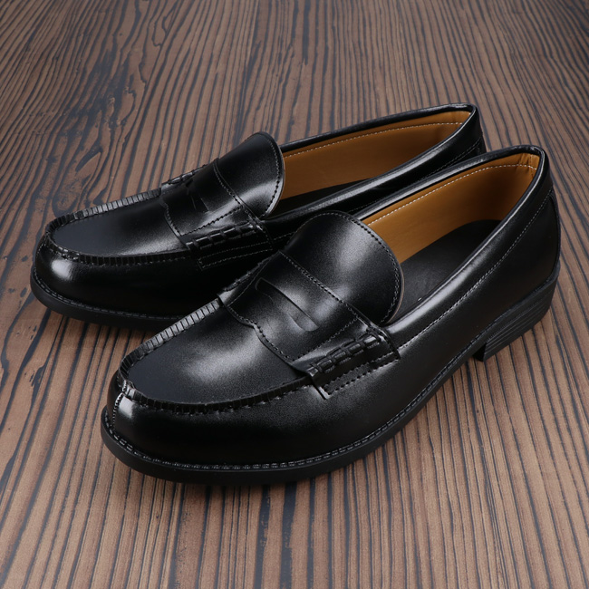 WILLSON（ウィルソン） ローファー ビジネスシューズ メンズ 黒