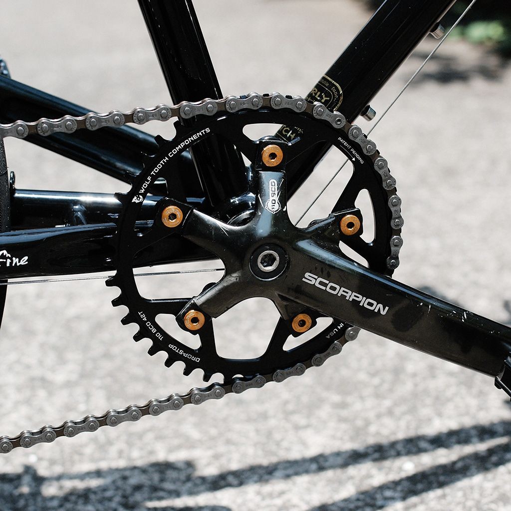 Wolf Tooth ウルフトゥース ナローワイド Drop Stop ChainRing 110PCD