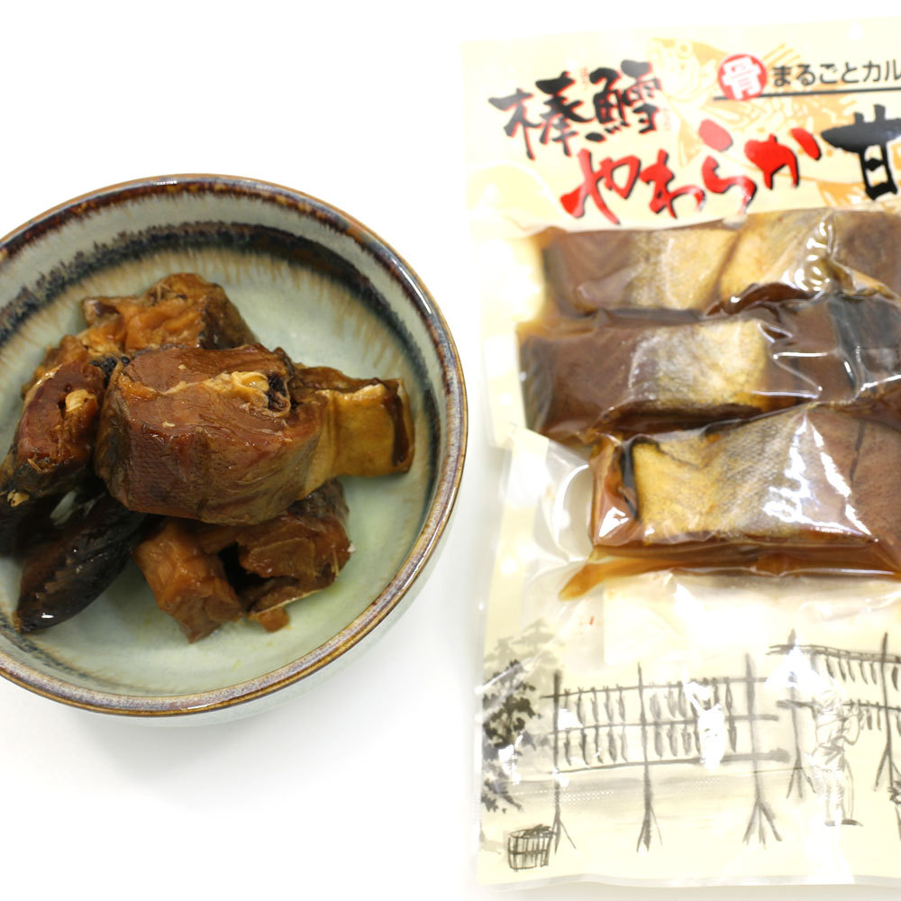 棒鱈 (ぼうたら) 甘露煮 棒たら甘露煮 カット 200g ぼう鱈 魚 甘露煮 棒たら煮 骨まで食べれる やわらか甘煮