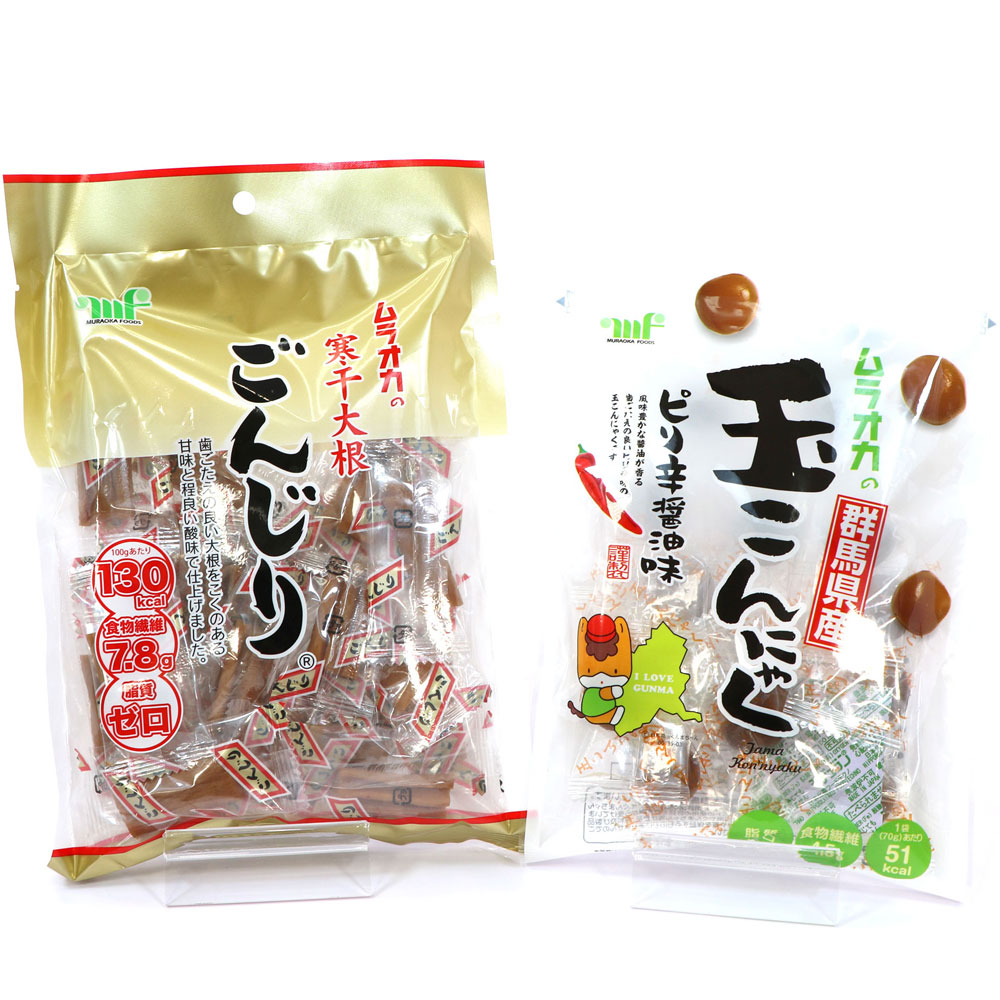 函館えさん昆布の会 ごんじり (醤油味) と 玉こんにゃく (ピリ辛醤油