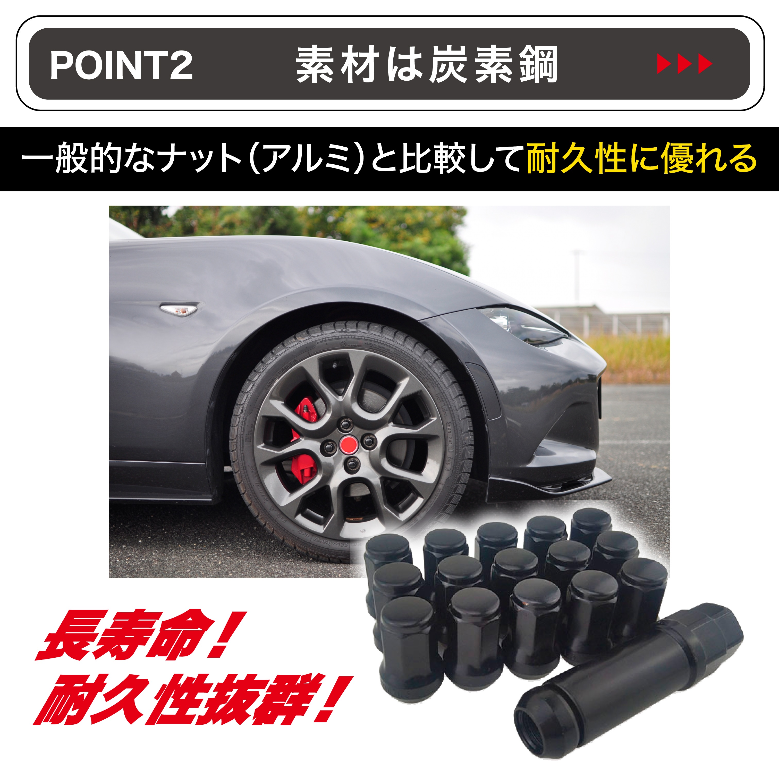 ホイールナット ロックナット m12 P1.25 P1.5 黒 20個セット ショート 袋タイプ 盗難防止 スズキ カバー カラーナット