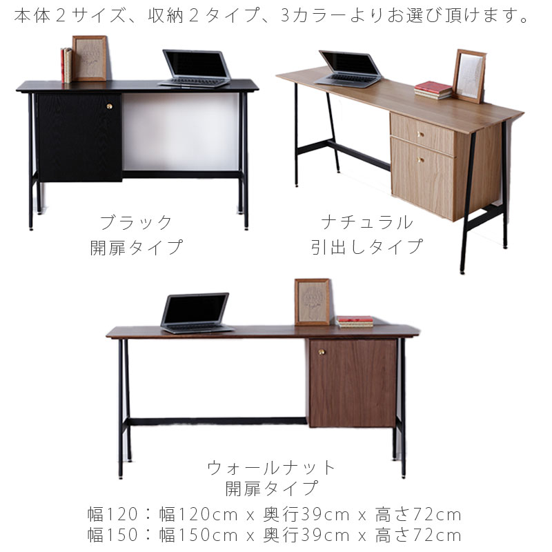 オークス（AUX） 開梱・設置無料 デスク 薄型机 学習机 リビングデスク 