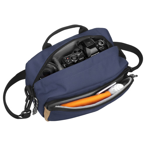 【アウトレット 訳あり特価】OUTDOOR PRODUCTS カメラショルダーバッグ03 ネイビー ODCSB03NV 4977187205121 関連画像2