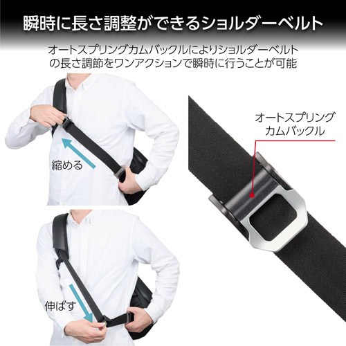 【アウトレット 訳あり特価】ハクバ GW-PRO スリングショルダー 6 カメラバッグ SGWP23-SS6 4977187208573 おしゃれ 関連画像2
