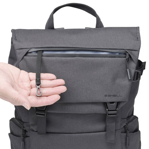 【アウトレット 訳あり特価】プラスシェル フラップバックパック12 G05 ブラック SP-CT05FPBP12BK 4977187208962 関連画像4