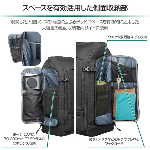 ハクバ GW-STANDARD リッジ レンズバックパック 19 カメラバッグ SGWSR-LBP19 4977187209068 カメラリュック 関連画像3