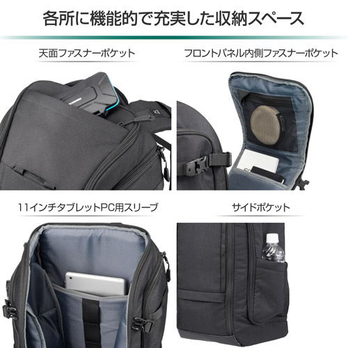 ハクバ GW-STANDARD リッジ レンズバックパック 19 カメラバッグ SGWSR-LBP19 4977187209068 カメラリュック 関連画像4