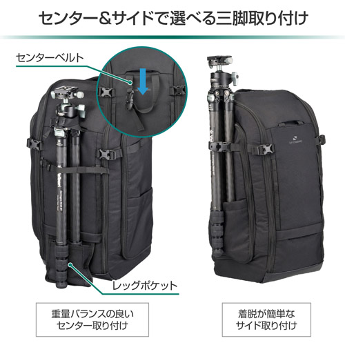 ハクバ GW-STANDARD リッジ レンズバックパック 19 カメラバッグ SGWSR-LBP19 4977187209068 カメラリュック 関連画像5