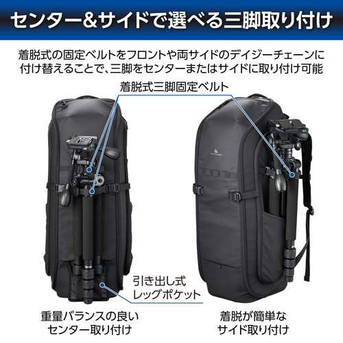 【アウトレット 訳あり特価】GW-ADVANCE タンク レンズバックパック 36 カメラバッグ SGWATK-LBP36 4977187209310 関連画像5