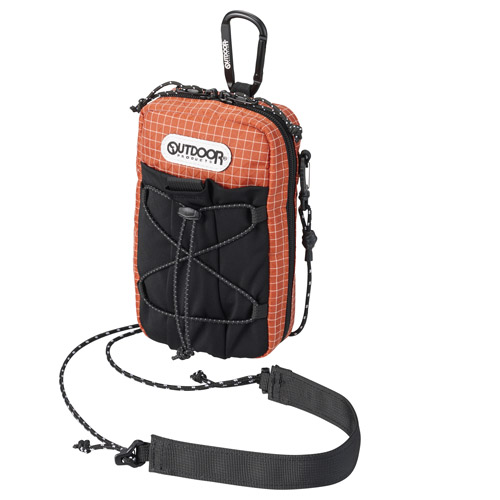 OUTDOOR PRODUCTS（アウトドアプロダクツ） スマートフォンポーチ 07 オレンジ ODPPO7OR 4977187209891 | 