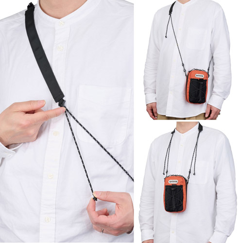 OUTDOOR PRODUCTS（アウトドアプロダクツ） スマートフォンポーチ 07 オレンジ ODPPO7OR 4977187209891 |  | 04