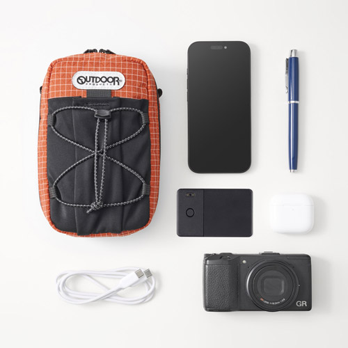OUTDOOR PRODUCTS（アウトドアプロダクツ） スマートフォンポーチ 07 オレンジ ODPPO7OR 4977187209891 |  | 09