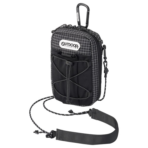 OUTDOOR PRODUCTS（アウトドアプロダクツ） スマートフォンポーチ 07 ブラック ODPPO7BK 4977187209921 | 