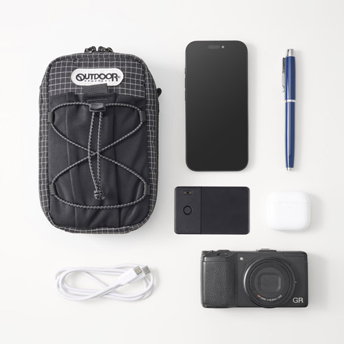 OUTDOOR PRODUCTS（アウトドアプロダクツ） スマートフォンポーチ 07 ブラック ODPPO7BK 4977187209921 |  | 09