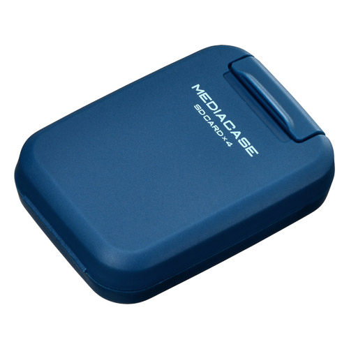 ハクバ メディアを安心 保護「ポータブルメディアケース S」 SD/MicroSDカード用 スチールブルー DMC-20SSDBL 4977187371277 HAKUBA