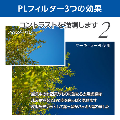 HAKUBA ハクバ S（スクリュー）ワイドサーキュラーPL フィルター