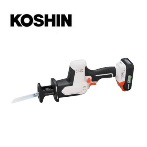 KOSHIN 充電式2WAYレシプロソー SRS-180W 切断機 日本製刀 剪定 細断 ポールタイプ ハンディタイプ 工進 枝打ち 充電式 ...