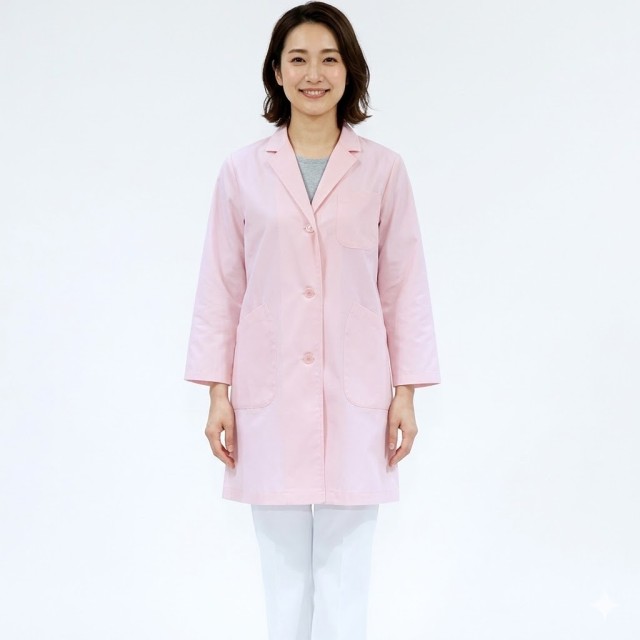 81-581 WEB限定商品 住商モンブラン 白衣 診察衣 ドクターコート 女性用 レディス シングル ショート丈 ハーフ丈 白衣 MONTBLANC 医療用 SS 4L 5L 6L 7L 関連画像1