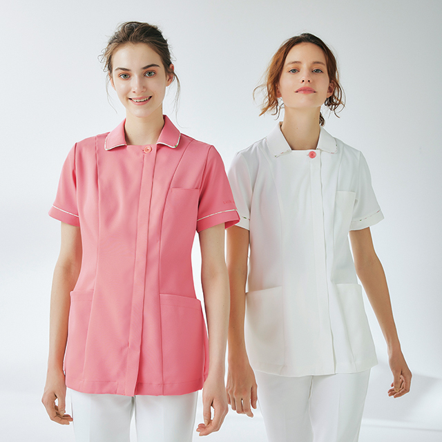 Laura Ashley ナースジャケット半袖、パンツセット LAURA ASHLEY（ローラアシュレイ） LW811 ローラ アシュレイ 住商