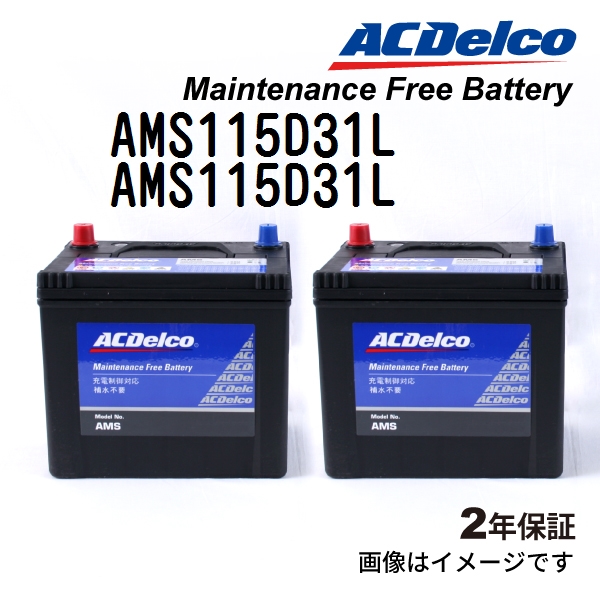 AMS115D31L x2個 ACデルコ ACDELCO 充電制御対応 国産車用 メンテナンスフリーバッテリー セット :AMS115D31L AMS115D31L:ハクライショップ