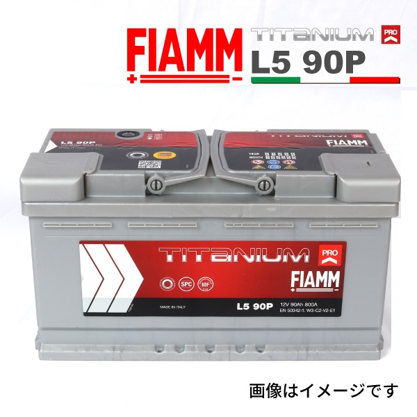 FIAMM バッテリー TITANIUM PRO 95A LN5 L5 90P FM7905159 :FM7905159:ハクライショップ