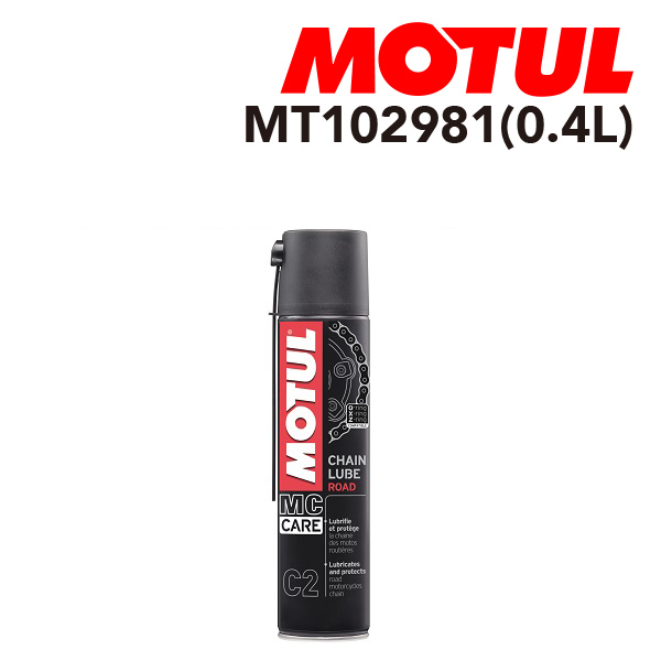 MOTUL ���`���[�� �����e�i���X C2 CHAIN LUBE ROAD 0.4L MT102981 �S�x 20W �e�� 400mL