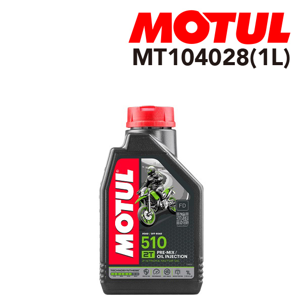 MOTUL ���`���[�� 2�X�g���[�N �G���W���I�C�� 510 2T 1L MT104028 �S�x 10W-40 �e�� 1L
