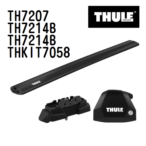 スバル レヴォーグ TH7207 7214B 7214B KIT7058 THULE ベースキャリア