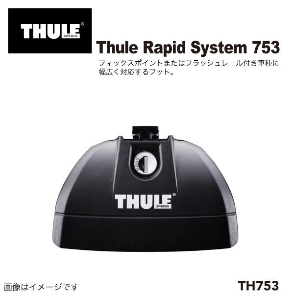 THULE ベースキャリア セット TH753 TH7121 THKIT3092 送料無料