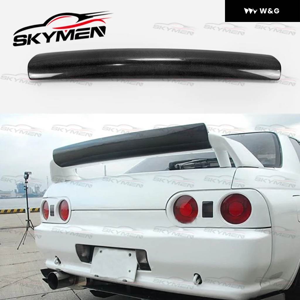 日産スカイライン　カーボンリアスポイラー 並行輸入品カーボンリアスポイラーガーニーフラップFRDスタイル日産