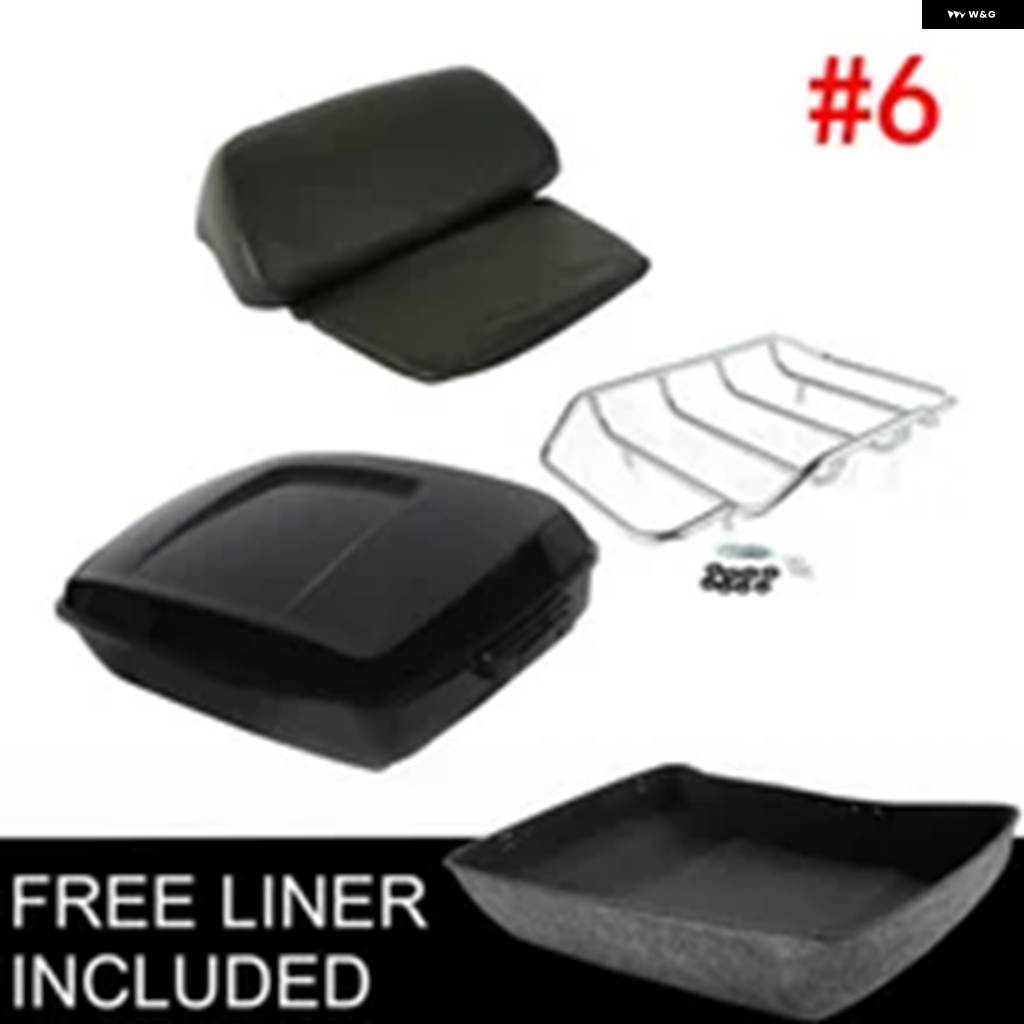 ブランド登録なし - 並行輸入品 自動二輪車 10.7 チョップド ブート バックレスト マウント 仕合わせ ラゲッジ ハーレー ツーリング ロードキング エレク