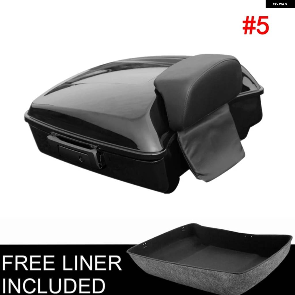 ブランド登録なし - 並行輸入品 自動二輪車 10.7 チョップド ブート バックレスト マウント 仕合わせ ラゲッジ ハーレー ツーリング ロードキング エレク