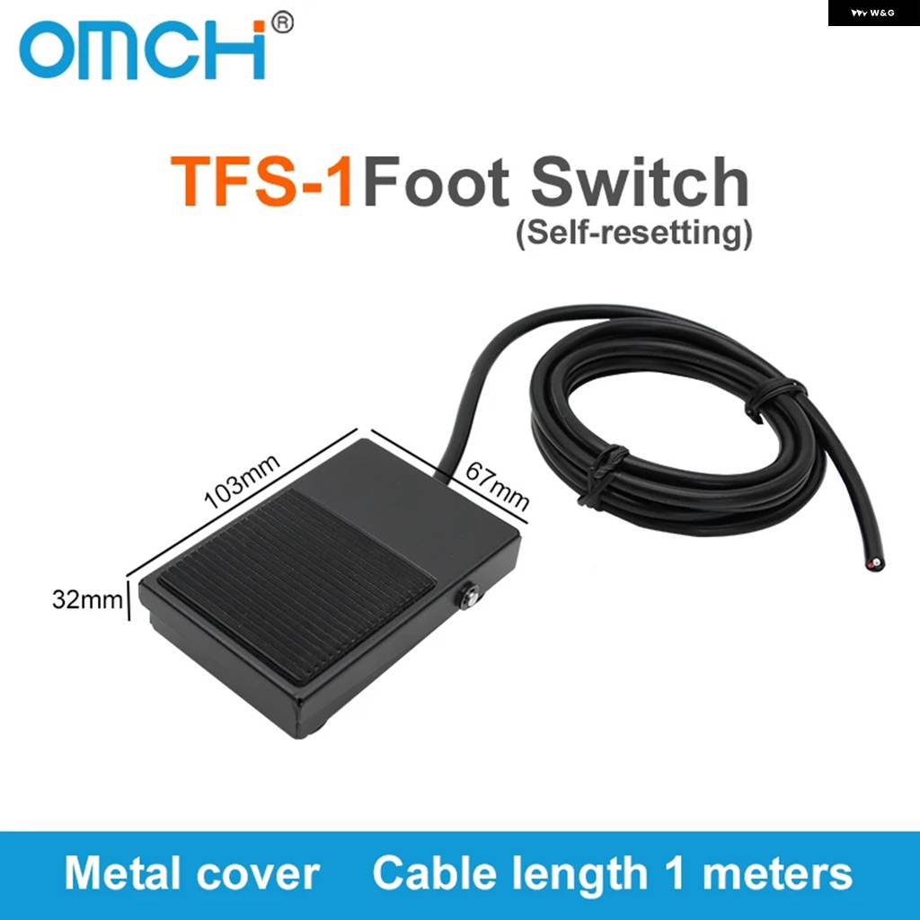 並行輸入品 OMCH フットスイッチ TFS-1/FS-1 1M/2M ケーブル 2/3極