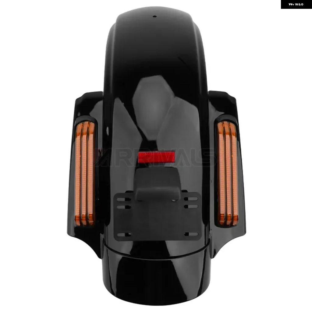 並行輸入品オートバイ バイク LED CVO スタイル リアフェンダー システム エクステンション フェイシアセット ハーレー ツーリング エレクトラ グライド_2