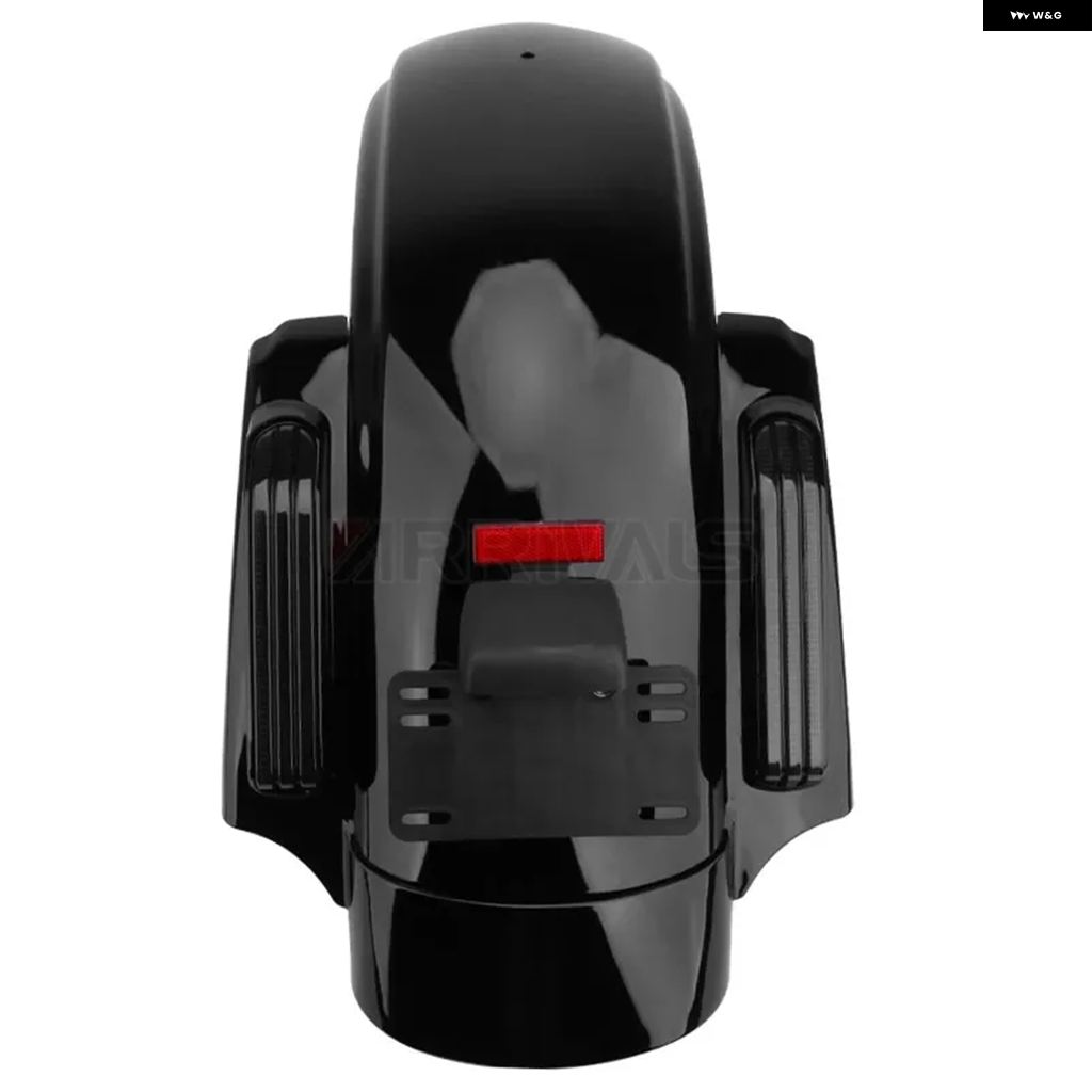 並行輸入品オートバイ バイク LED CVO スタイル リアフェンダー システム エクステンション フェイシアセット ハーレー ツーリング エレクトラ グライド_3