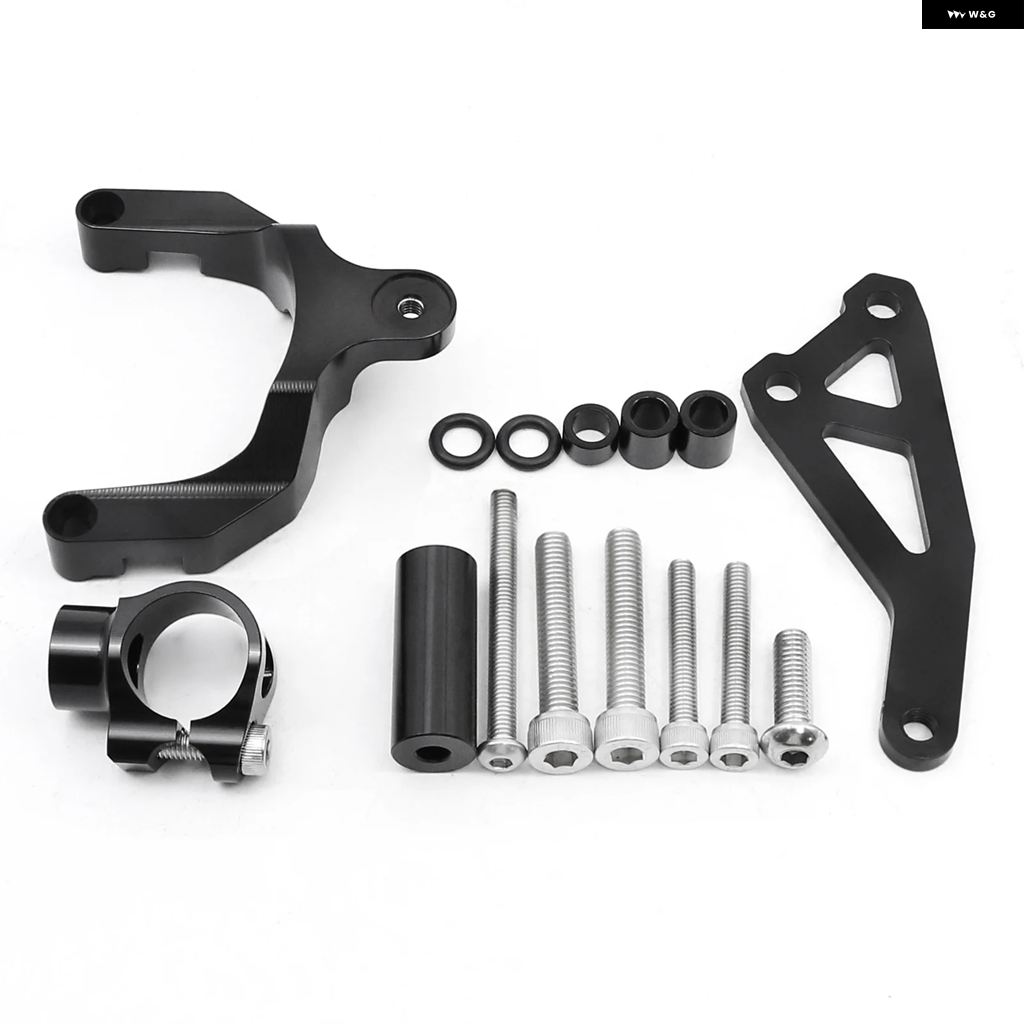 並行輸入品スズキ GSR750 GSR 750 2011-15 CNCステアリング ダンパー ブラケット マウント キット ショック アブソーバー サポート アクセサリー_1
