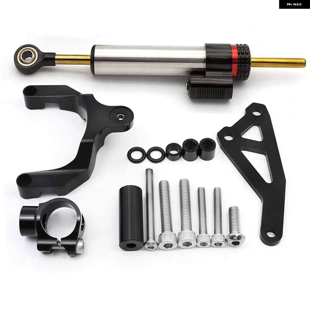 並行輸入品スズキ GSR750 GSR 750 2011-15 CNCステアリング ダンパー ブラケット マウント キット ショック アブソーバー サポート アクセサリー_3