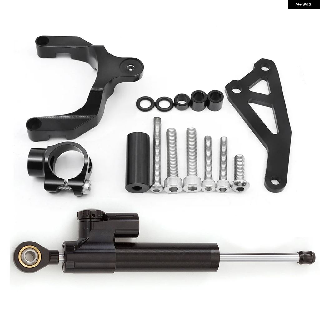 並行輸入品スズキ GSR750 GSR 750 2011-15 CNCステアリング ダンパー ブラケット マウント キット ショック アブソーバー サポート アクセサリー_4