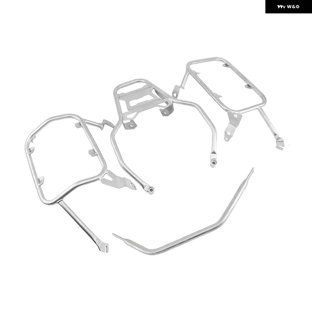 並行輸入品トップケース モトパニエラック BMW F750GS F850GS ADV F800GS 2018-2024 オートバイ ステンレス サドルバッグ キャリア ボックス ブラケット_2