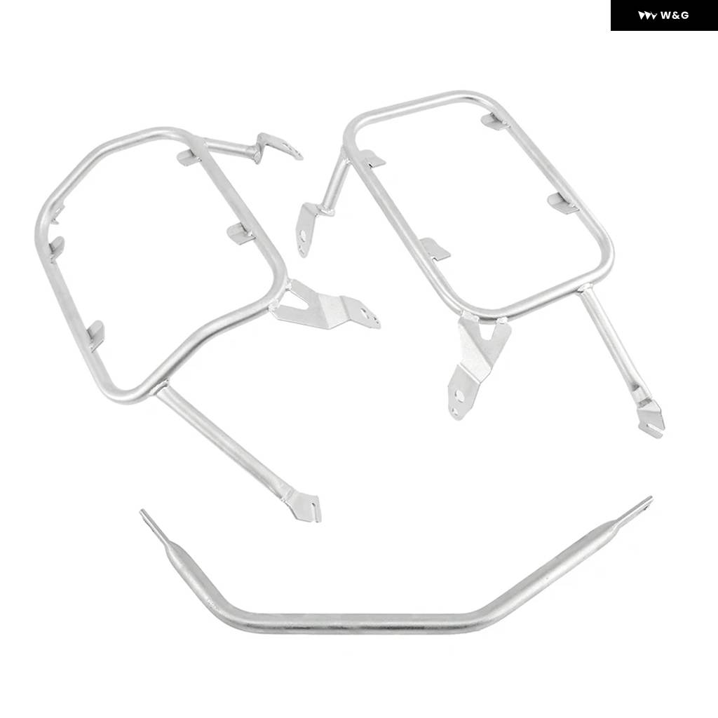 並行輸入品トップケース モトパニエラック BMW F750GS F850GS ADV F800GS 2018-2024 オートバイ ステンレス サドルバッグ キャリア ボックス ブラケット_4