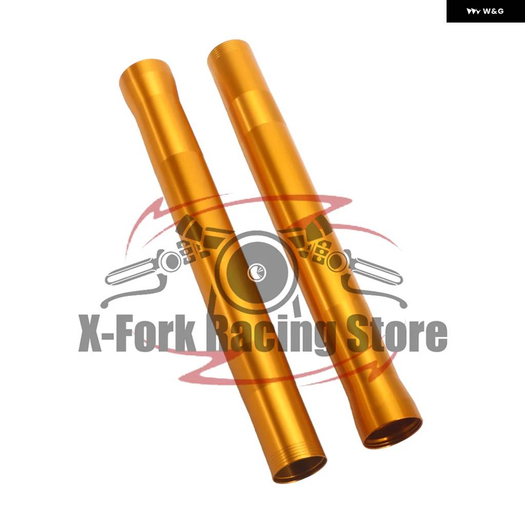 並行輸入品 ゴールド/フロント フォーク アウター チューブ パイプ BMW 2020-2024 M1000R 2022-2025 フォーク サスペンションレ_1