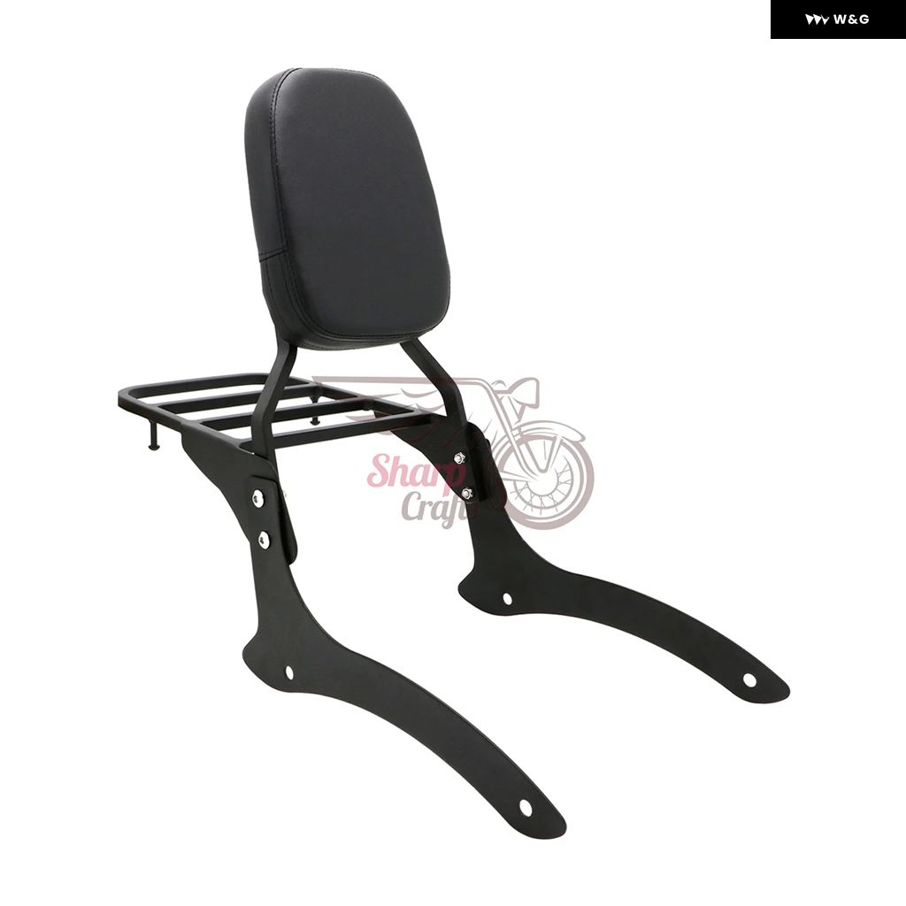 並行輸入品 オートバイ パッセンジャーバックレスト シーシーバー ラック パッド ヤマハ V-STAR DRAG STAR VSTAR DS1100 XVS1100_1