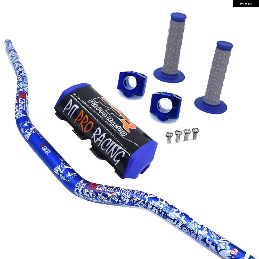 並行輸入品 1-1/8インチ ハンドルバー バー パッド ピットプロレーシングハンドル グリップ KAYO BSE CRF KLX オートバイ ダート ピット バイク ATV_4