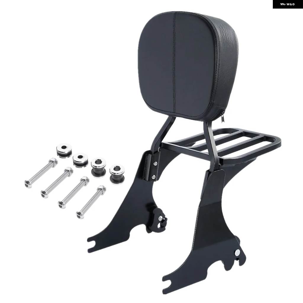 並行輸入品 バックレスト シーシーバー ラゲッジラック ハーレー スポースター 1200 カスタム フォーティエイト 2004-2022 バイク_2
