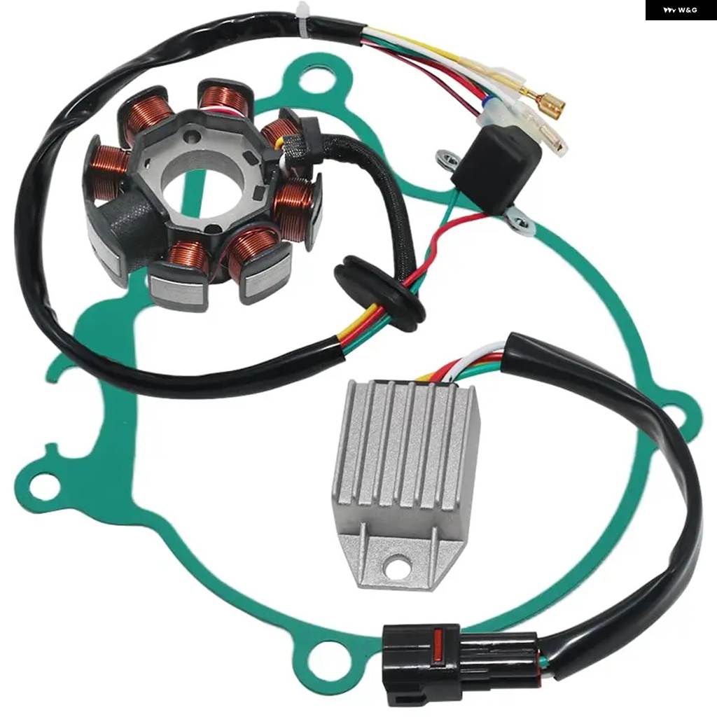 並行輸入品 KTMステーターコイルレギュレーター 整流器 ガスケットセット3個 セット ステーターOEM 55139004000 レギュレーター 80011034000ガスケッ_1